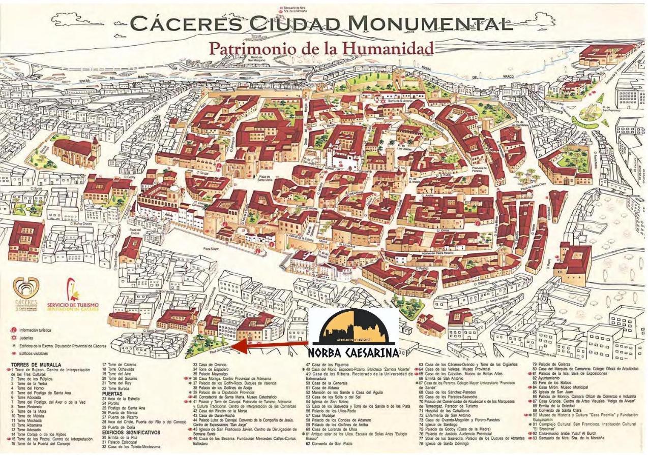 Elegante Apartamento Para 5 En El Centro De Caceres Con Wifi 外观 照片